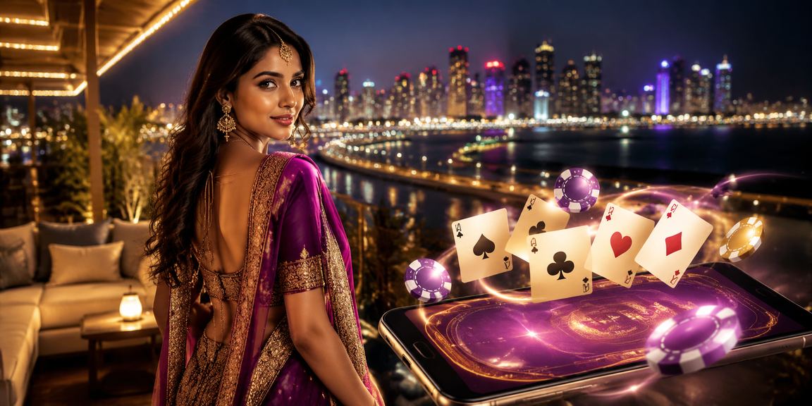 Excited Indian players enjoying Teen Patti game at Mumbai Bandra